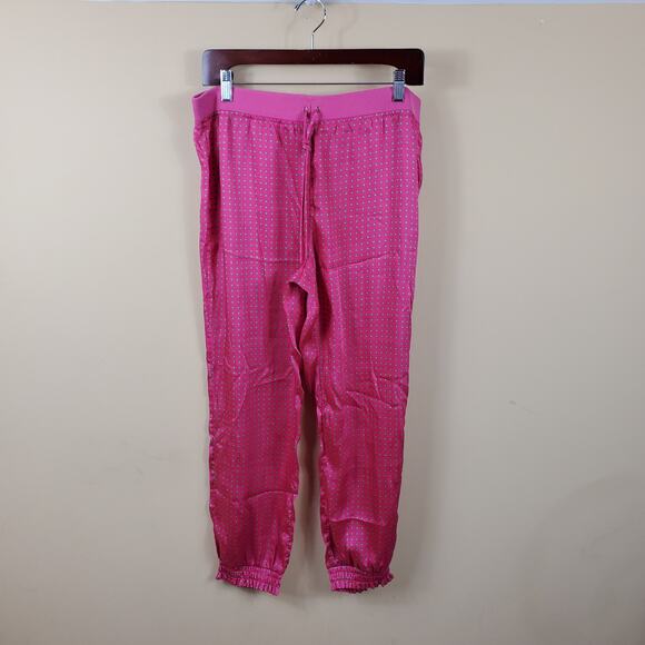 Aerie Polka Dot Sateen Sleep Joggers Size M - Picture 1 of 7